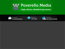 Tablet Screenshot of poverellomedia.com